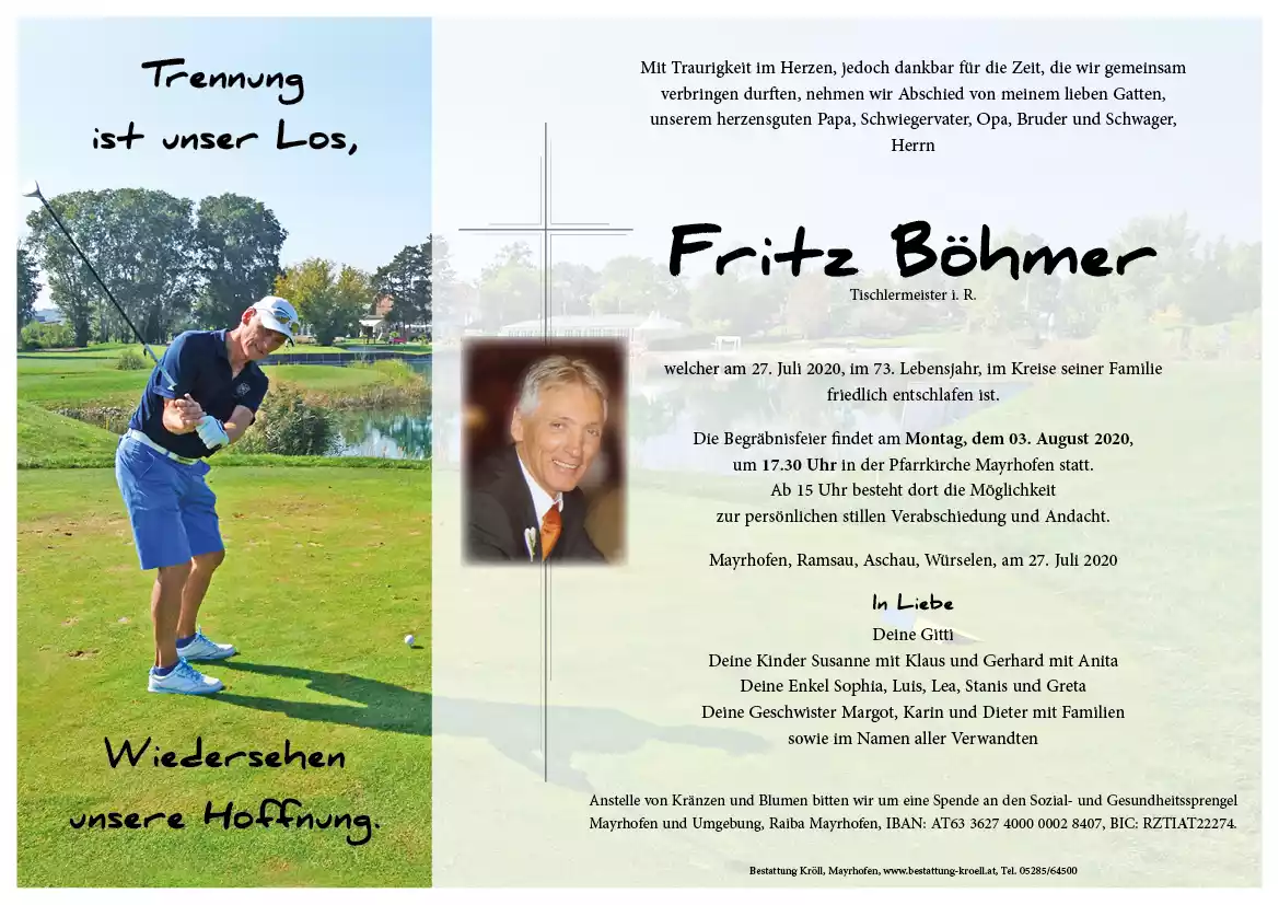 Parte von Fritz Boehmer